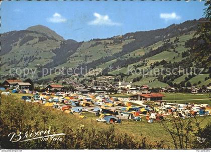72035512 Brixen Thale Campingplatz mit Hoher Salve Brixen im Thale