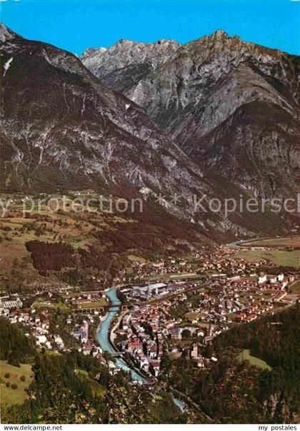 72655834 Landeck Tirol mit Silberspitze Fliegeraufnahme Landeck