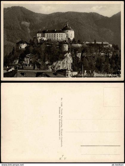 Ansichtskarte Kufstein Festung Kufstein und Geroldseck 1930