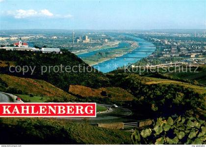 73714484 Kahlenberg Wien Hoehenstrasse mit Blick auf Wien Kahlenberg Wien