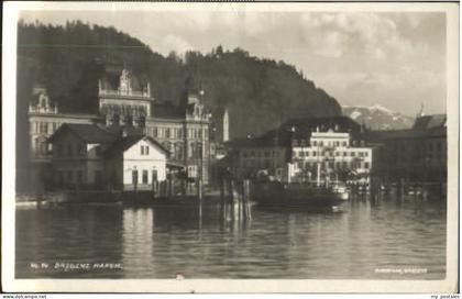 70588885 Bregenz Vorarlberg Bregenz Hafen ungelaufen ca. 1930 Bregenz