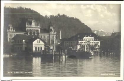 70588905 Bregenz Vorarlberg Bregenz Hafen ungelaufen ca. 1930 Bregenz