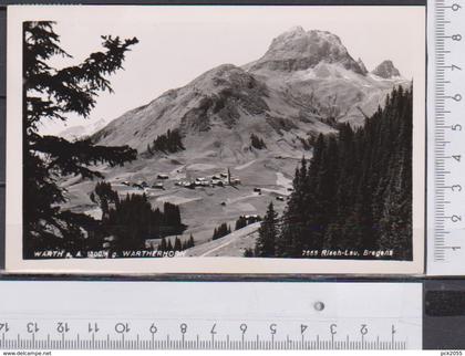 Warth am Arlberg Wartherhorn gelaufen1954 AK 342