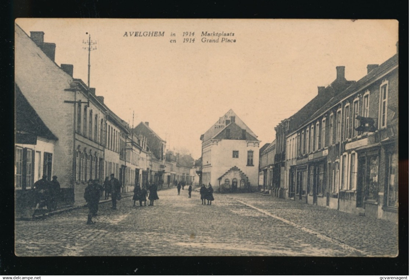 AVELGEM       IN 1914      MARKTPLAATS