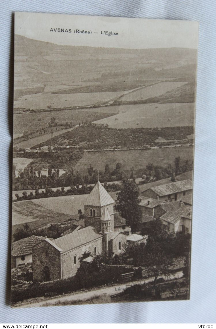 Avenas, l'église, Rhône 69