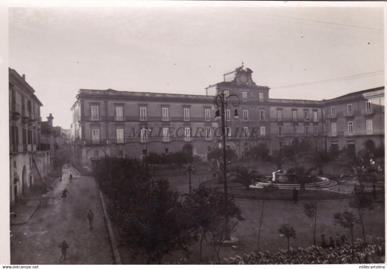 AVERSA - Piazza Vittorio Emanuele - Bozza Fotografica 1938 2