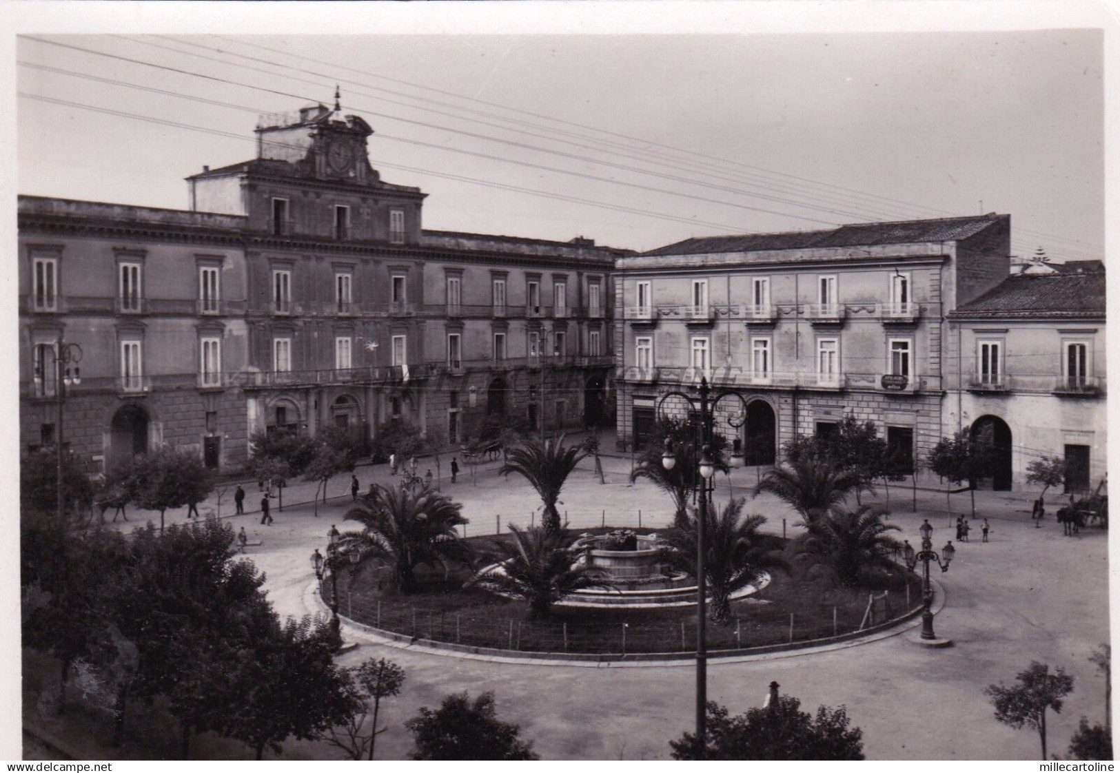 AVERSA - Piazza Vittorio Emanuele - Bozza Fotografica 1940 2