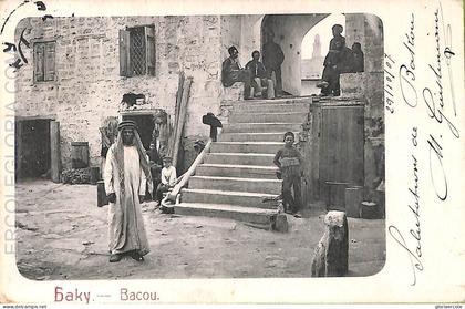 ae9488 - AZERBAIJIAN - VINTAGE POSTCARD -   Baku (Bacou) - 1907