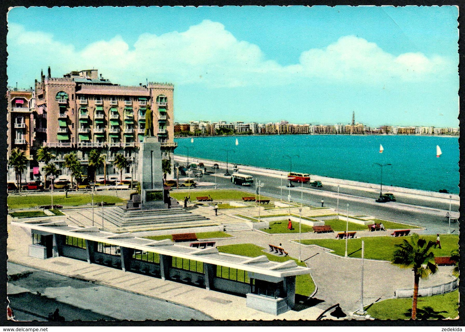 B3798 - Alexandria - Luftpost - Hafen Bushaltestelle Busbahnhof