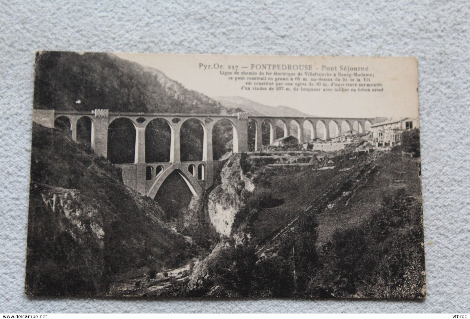 B500, Fontpedrouse, pont séjourné, Pyrénées orientales 66