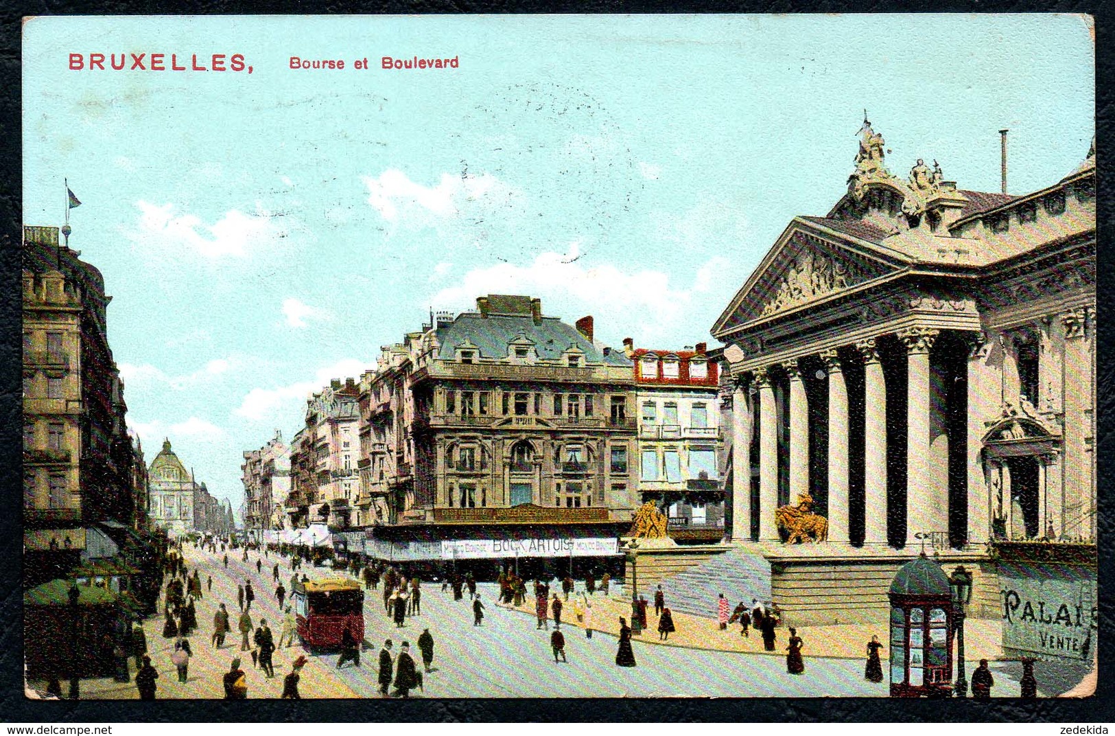 B7320 - Brüssel Bruxelles - Bourse et Boulevard