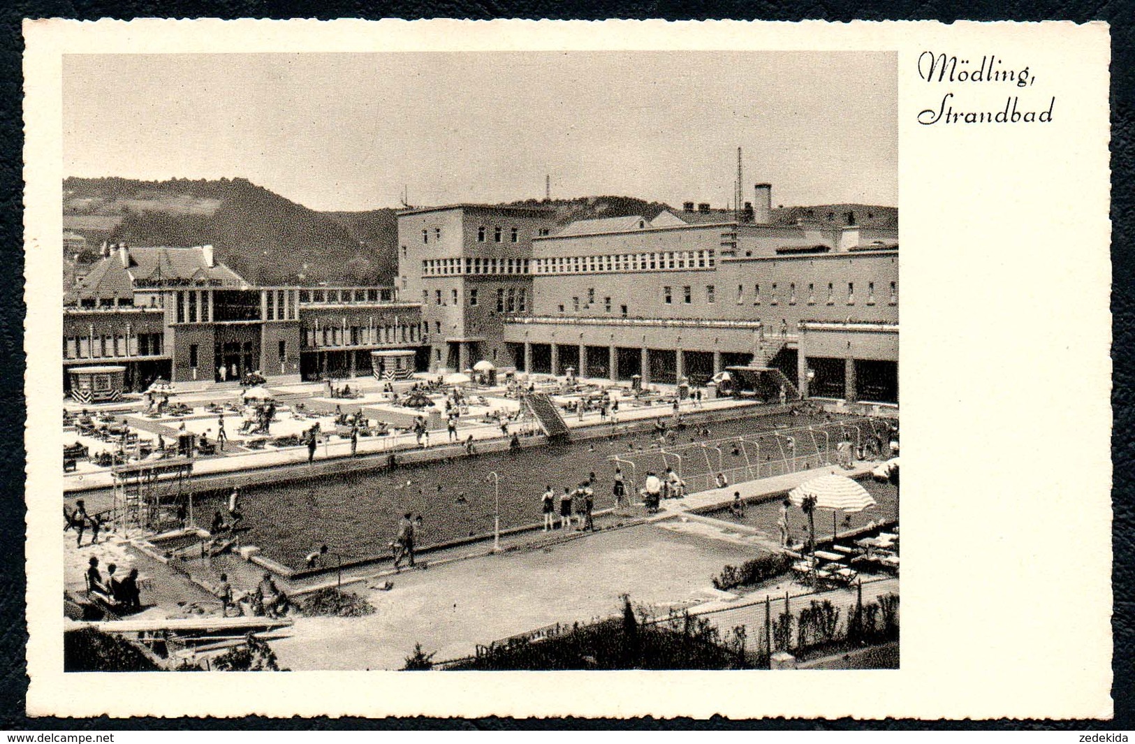 B7566 - TOP Mödling - Strandbad Freibad - F. Eisenmenger