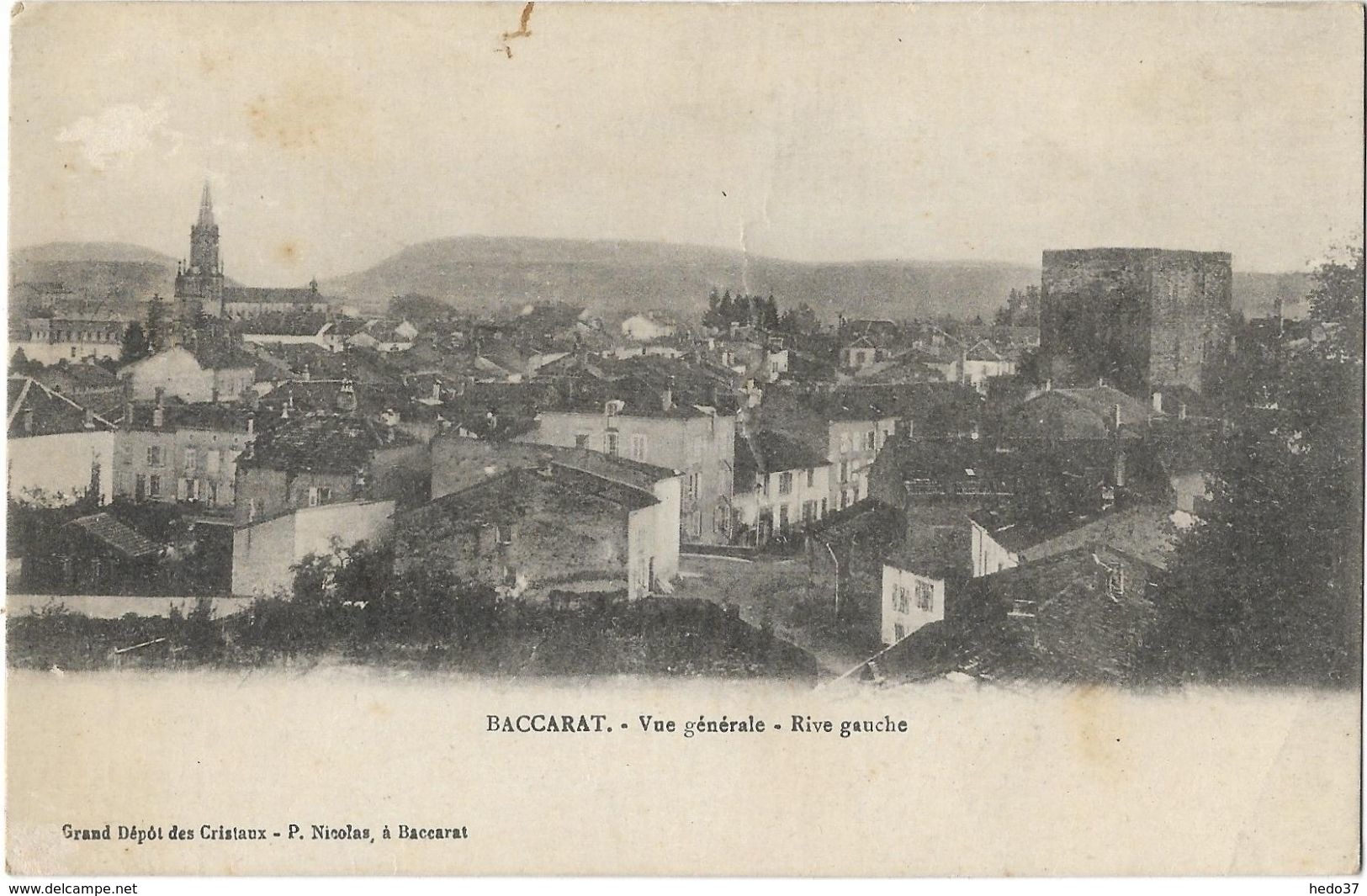 Baccarat - Vue générale - Rive gauche