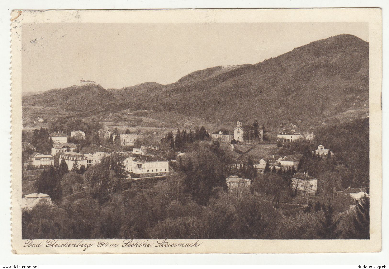 Bad Gleichenberg old postcard posted 1928 b180411*