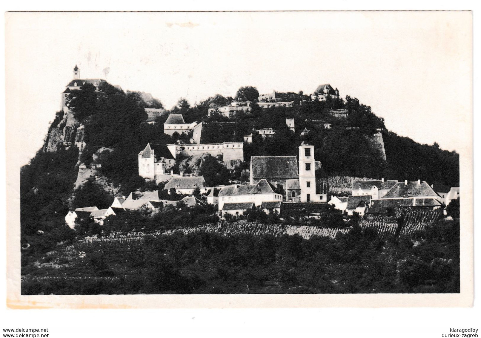 Bad Gleichenberg, Riegersburg old postcard taxed posted 1937 b210320