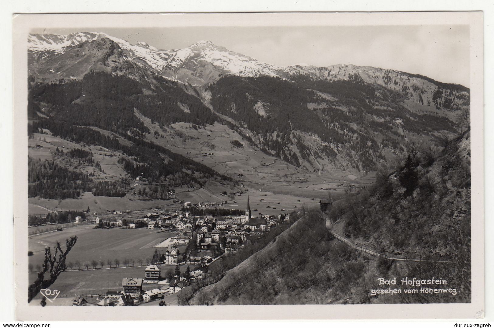 Bad Hofgastein old postcard not posted b220310