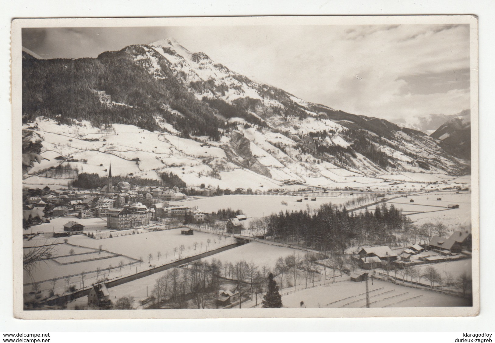 Bad Hofgastein old postcard travelled 1938 b181115