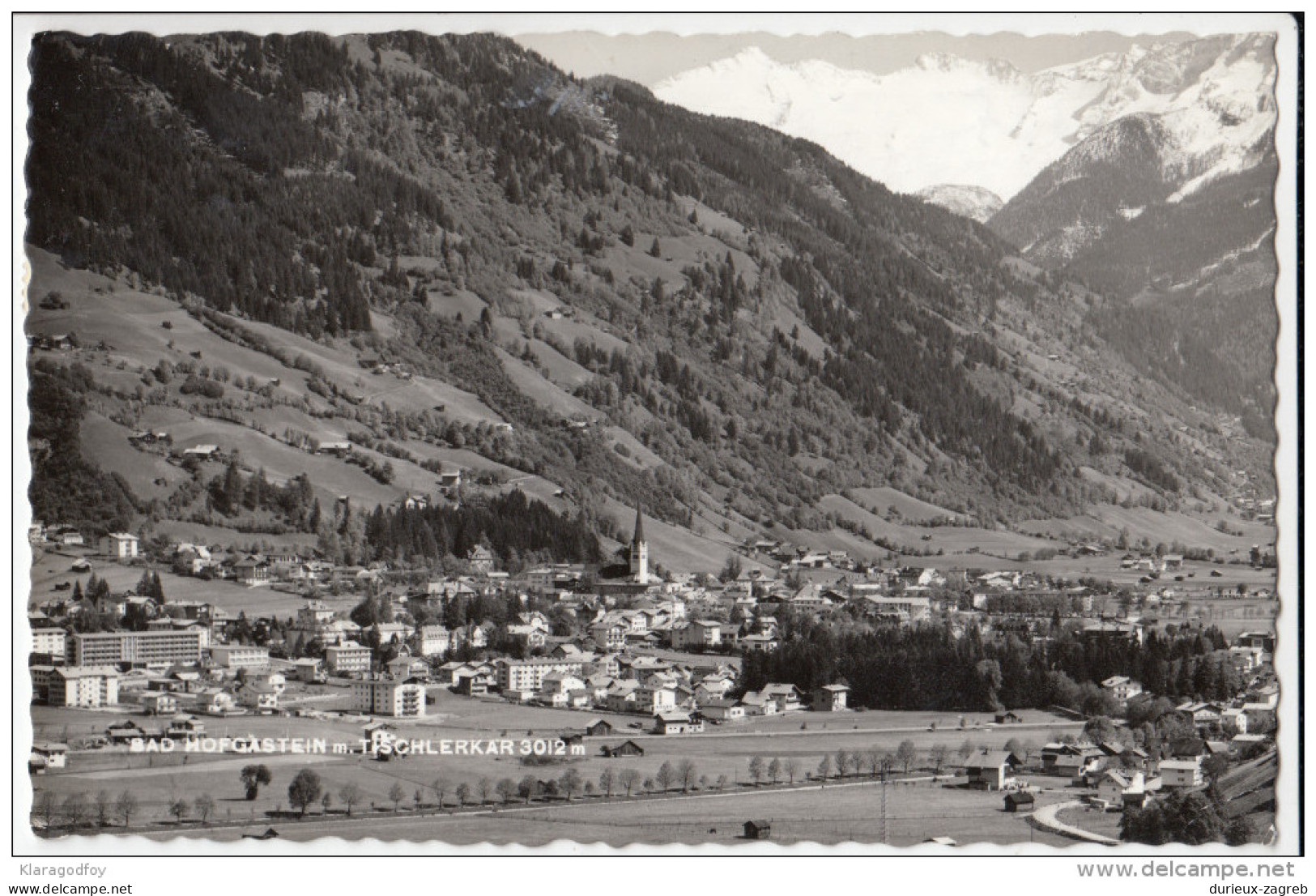 Bad Hofgastein old postcard travelled 1973 bb160414