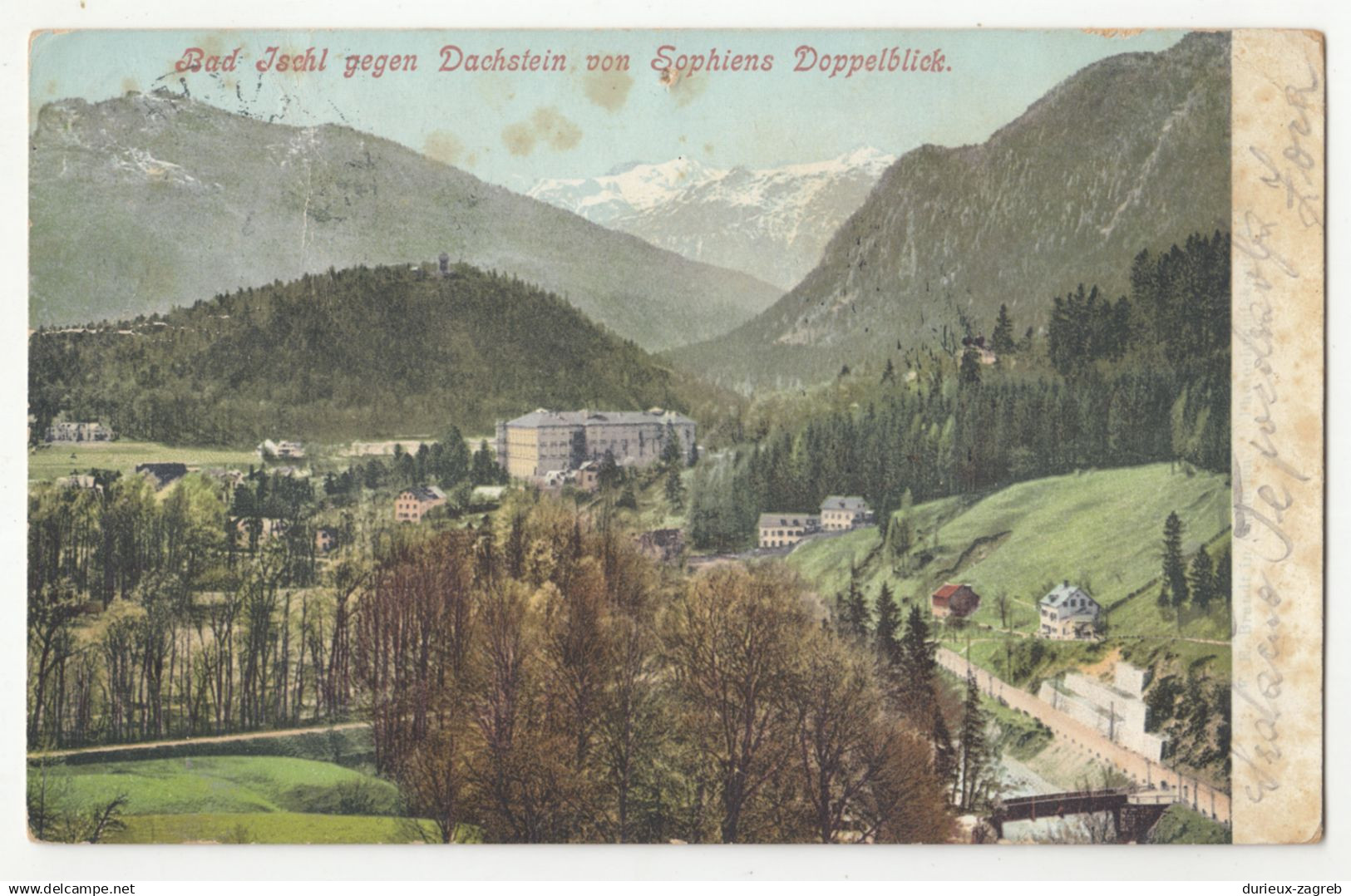 Bad Ischl old postcard posted 1904  b211202