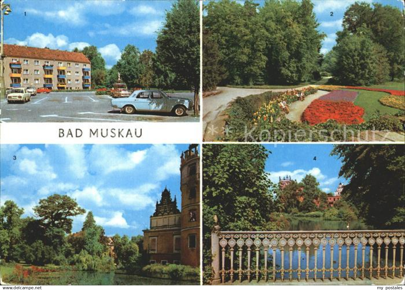 Bad Muskau Oberlausitz Platz-des-Friedens Park