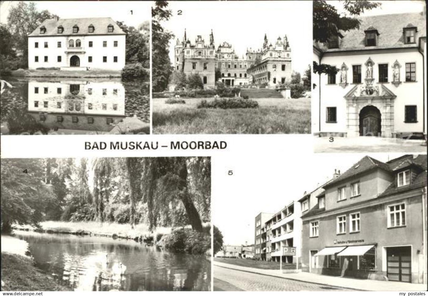 Bad Muskau Oberlausitz Schloss Ruine Parkt Kirchstrasse