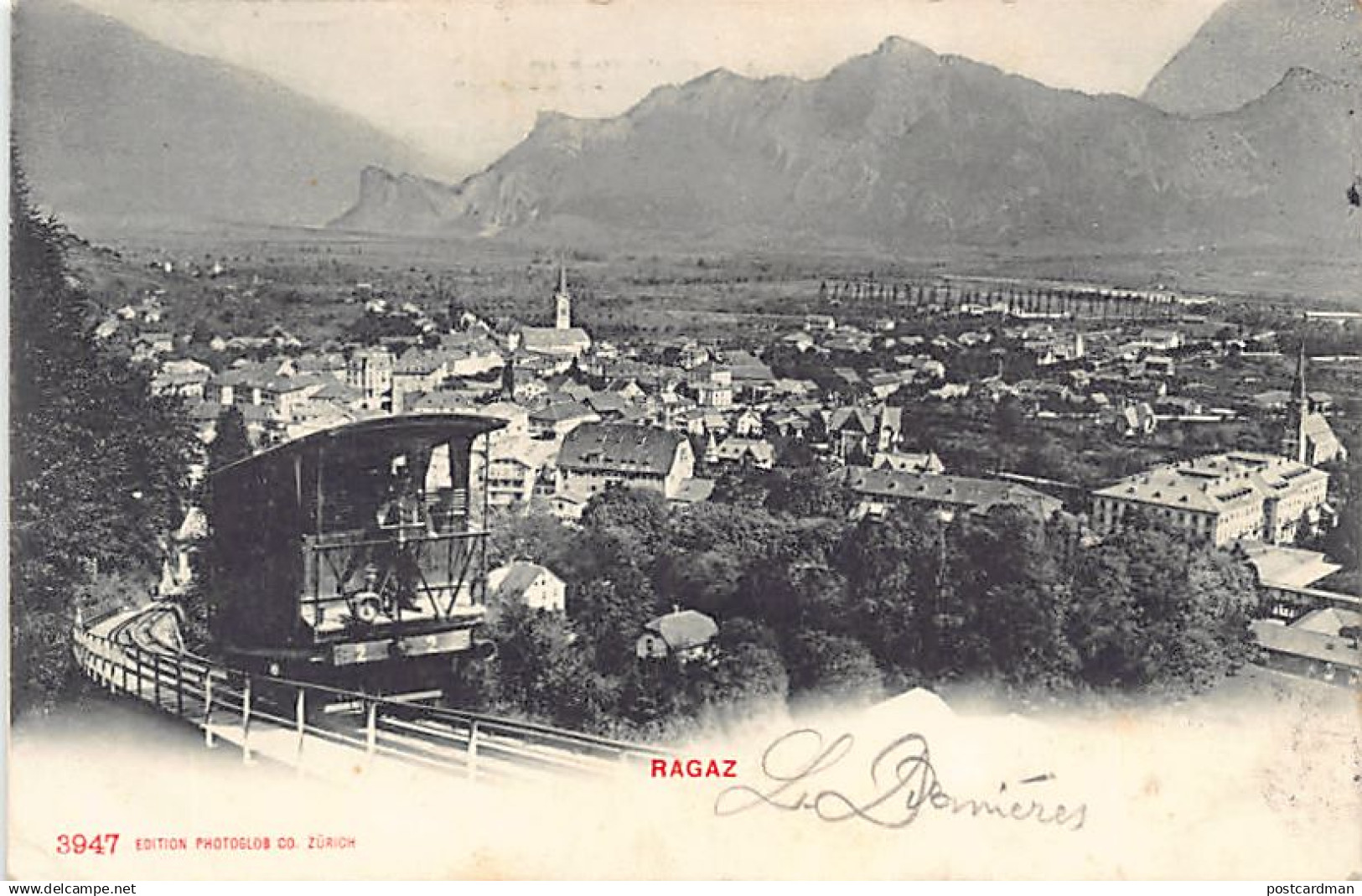 BAD RAGAZ (SG) Zahnradbahn - Verlag Photoglob 3947