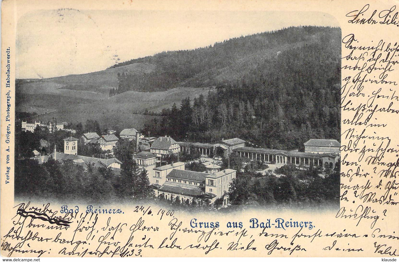 Bad Reinerz - Panorama 1909 AKS