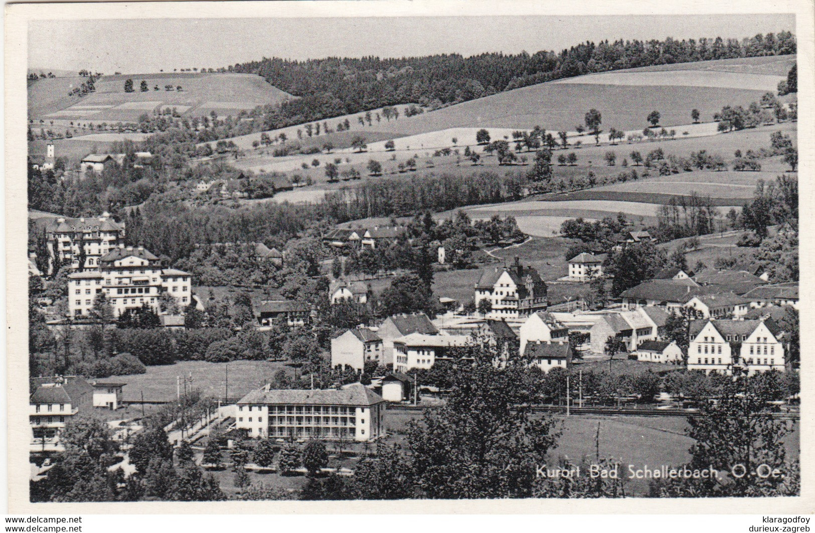 Bad Schallerbach old postcard travelled b170915