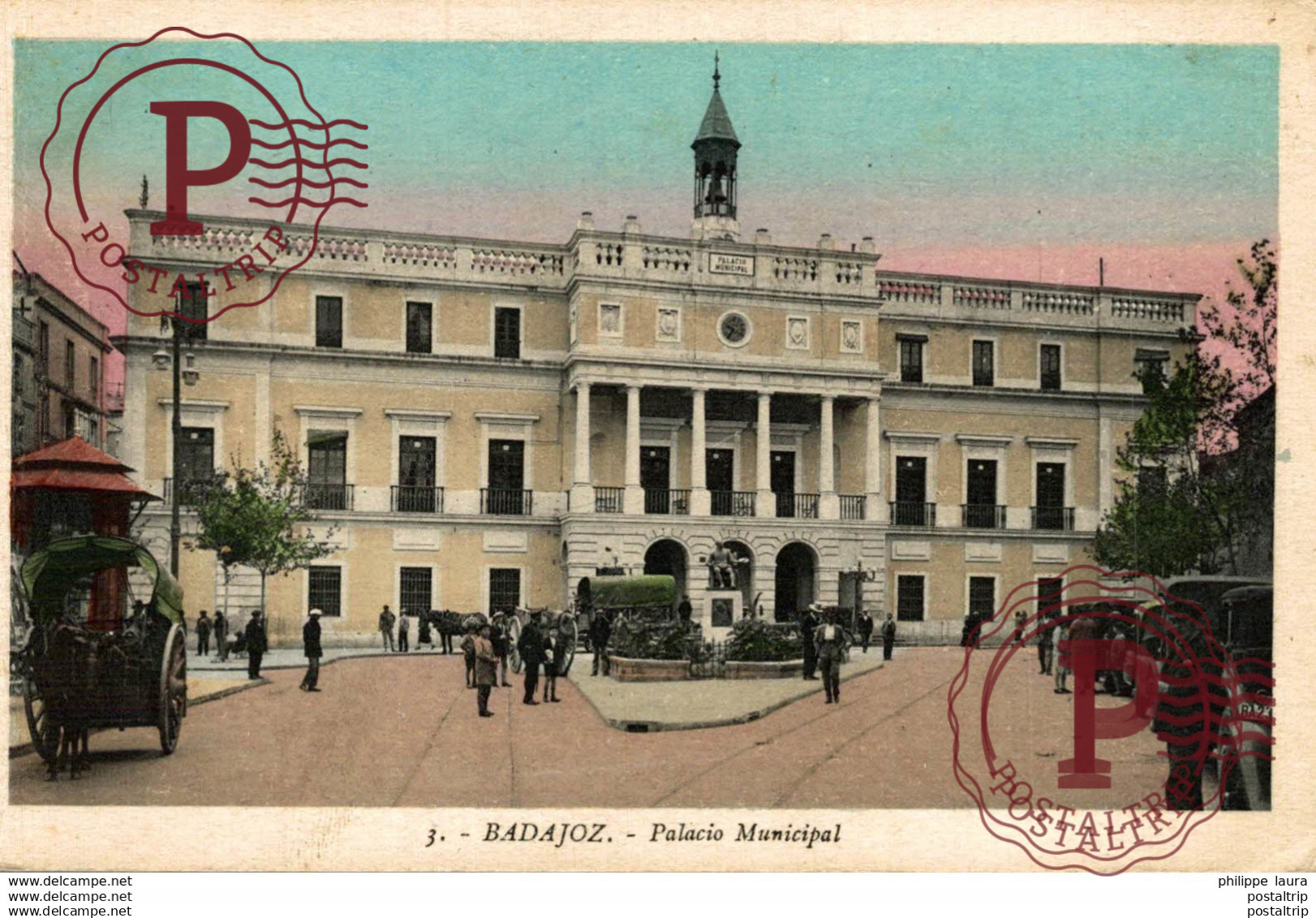 BADAJOZ. PALACIO MUNICIPAL. L. ROISIN