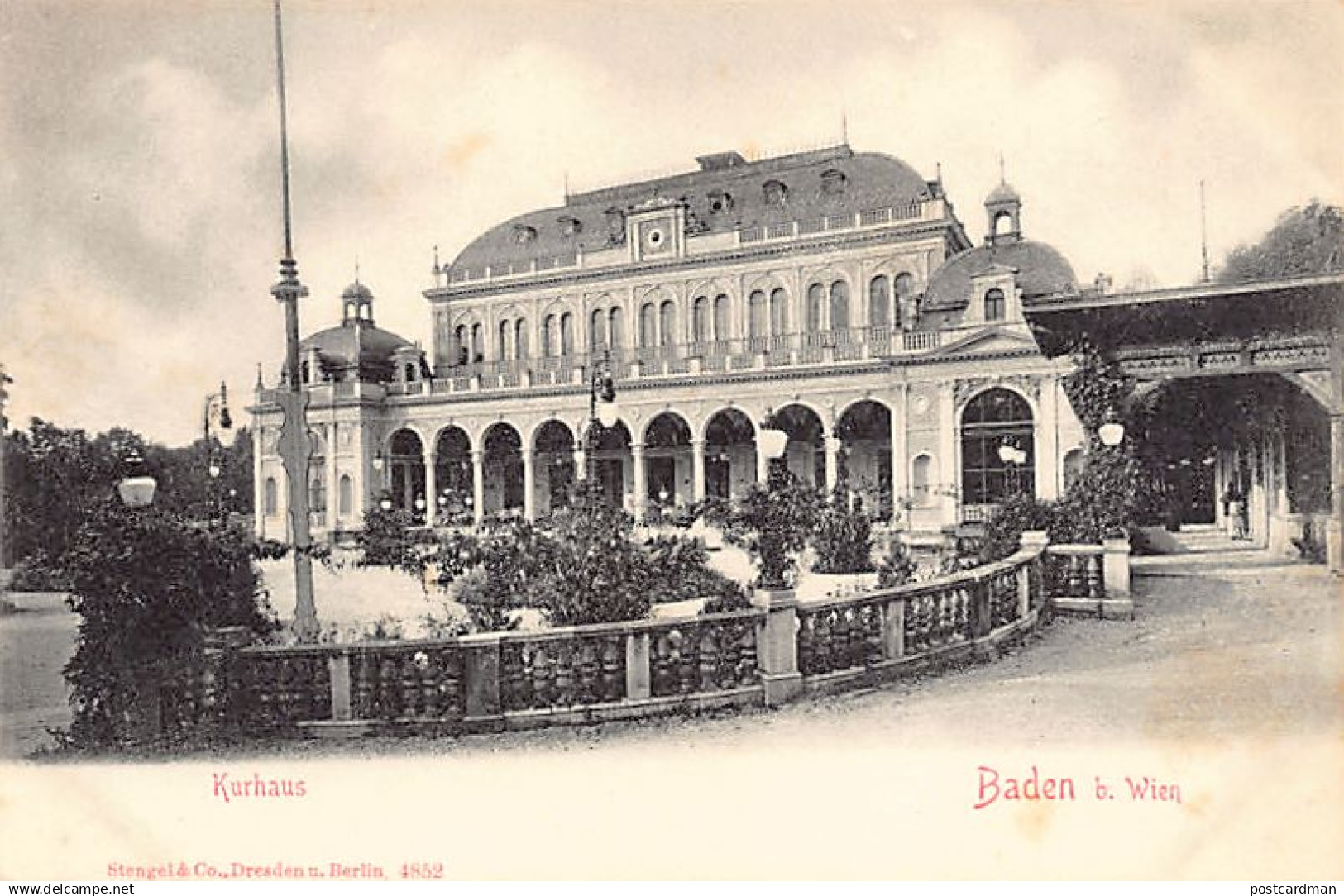 BADEN bei Wien (NÖ) Kurhaus - Verlag Stengel & Co. 4852