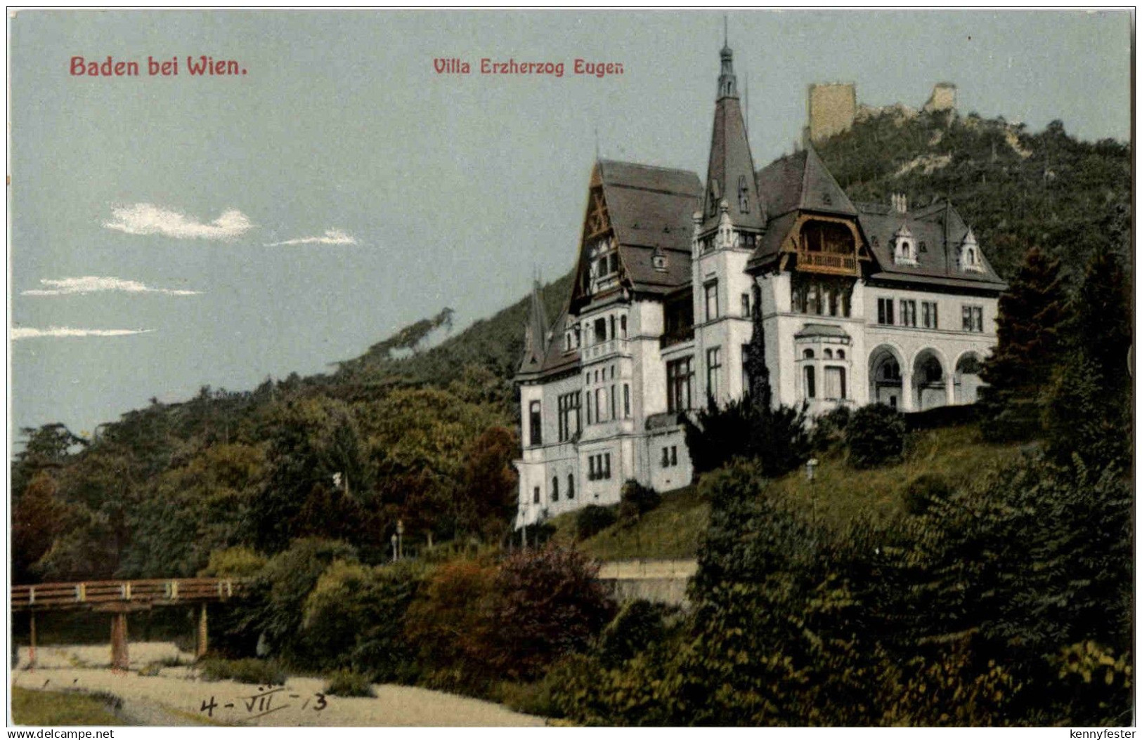 Baden bei Wien - Villa Erzherzog Eugen