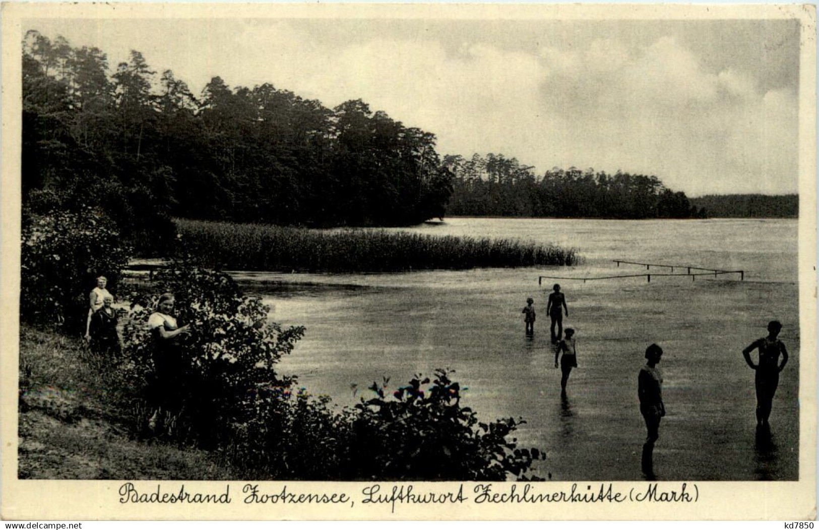 Badestrand Zootzensee, Strandhotel Zechlinerhütte bei Rheinsberg