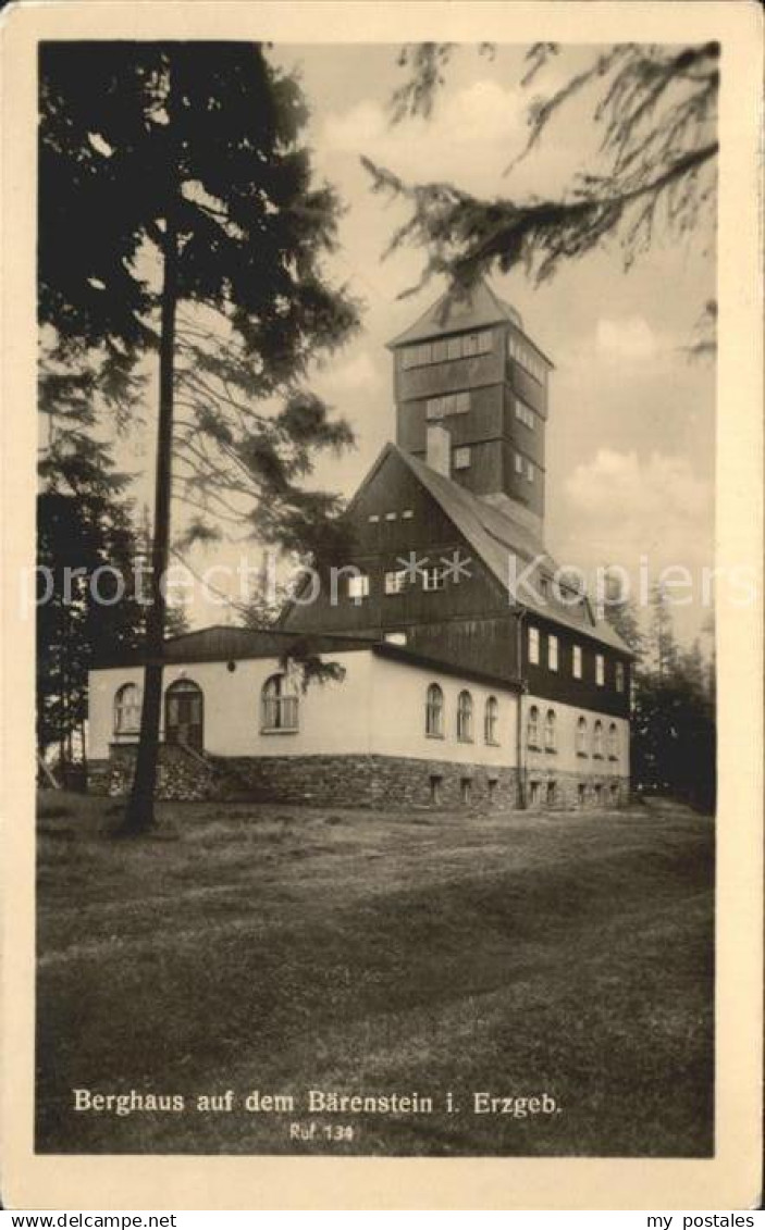 Baerenstein Annaberg-Buchholz Berghaus auf dem Baerenstein