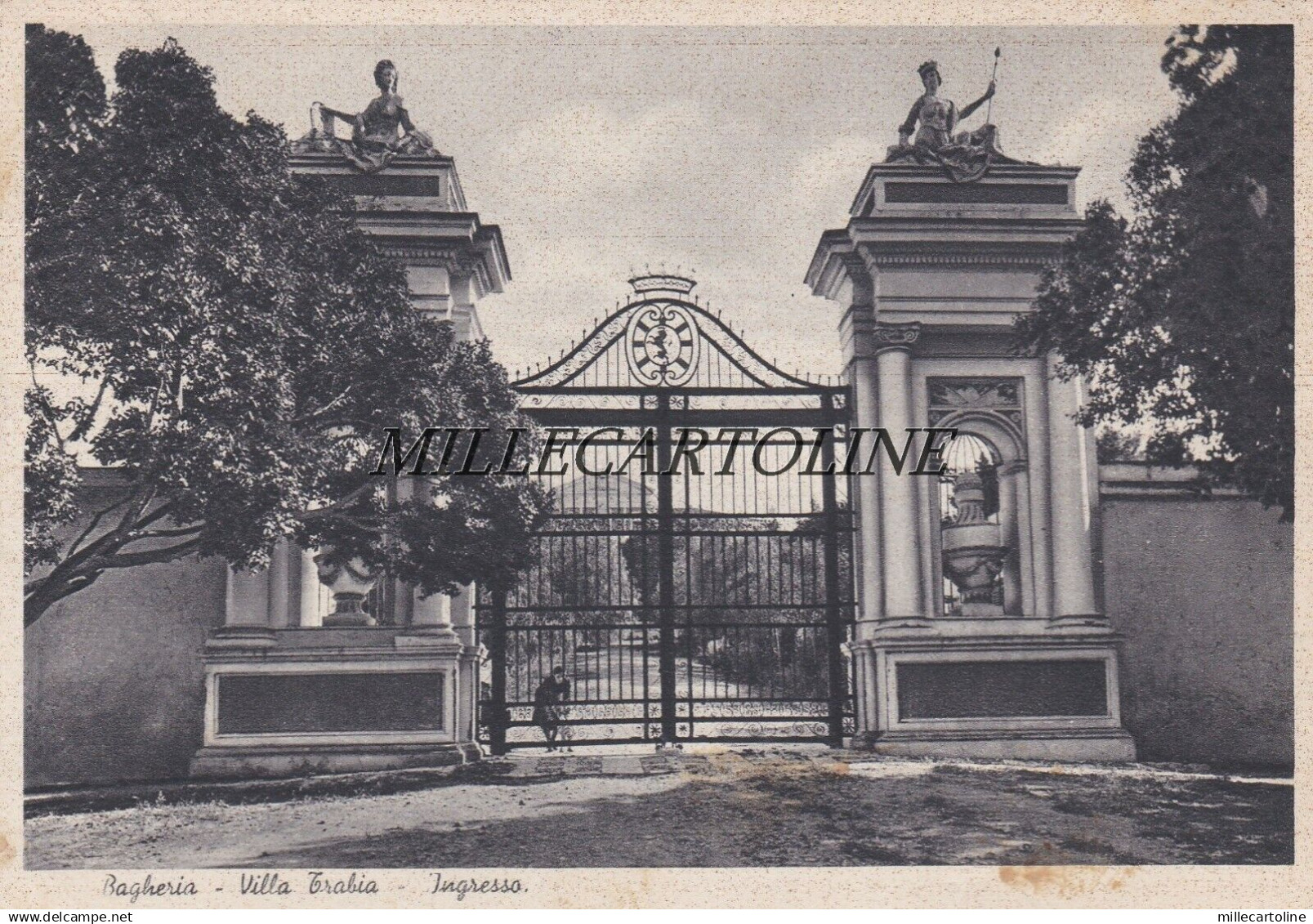 BAGHERIA:  Villa Trabia- ingresso    1958