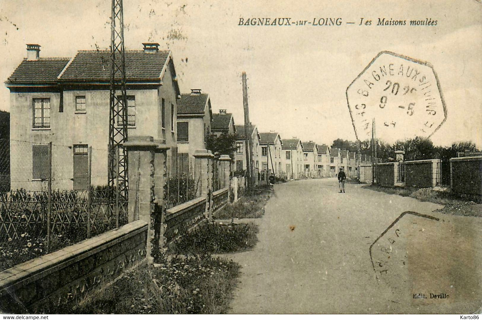 bagneaux sur loing * les Maisons moulées * lotissement