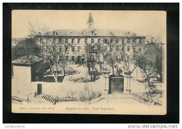 BAGNOLS-sur-Cèze - Ecole Supérieure