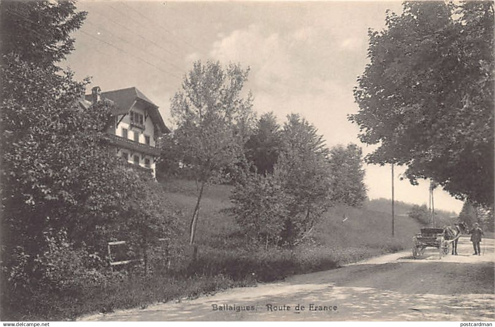 BALLAIGUES (VD) Route de France - Ed. Deriaz 2962