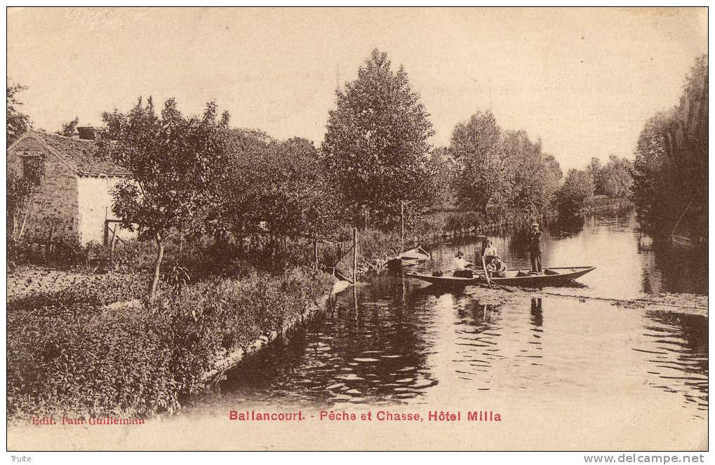 BALLANCOURT SUR ESSONNE PECHE ET CHASSE HOTEL MILLA ANIMEE