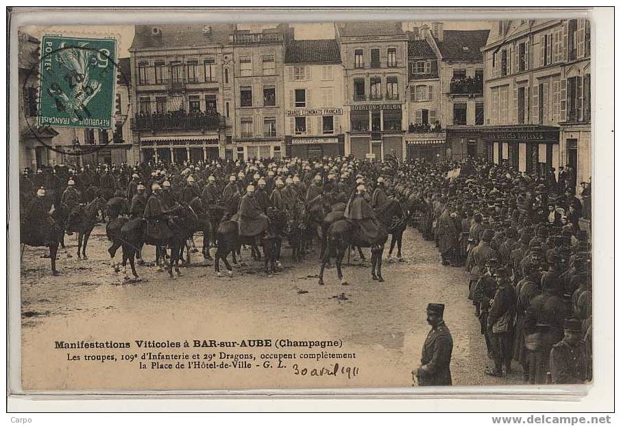 BAR SUR AUBE - Manifestations vinicoles.