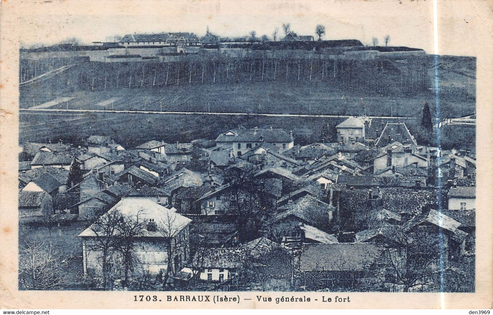 BARRAUX (Isère) - Vue générale - Le fort