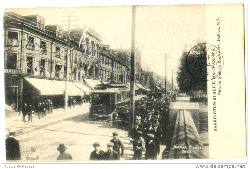 Barrington Street, Halifax - & tram