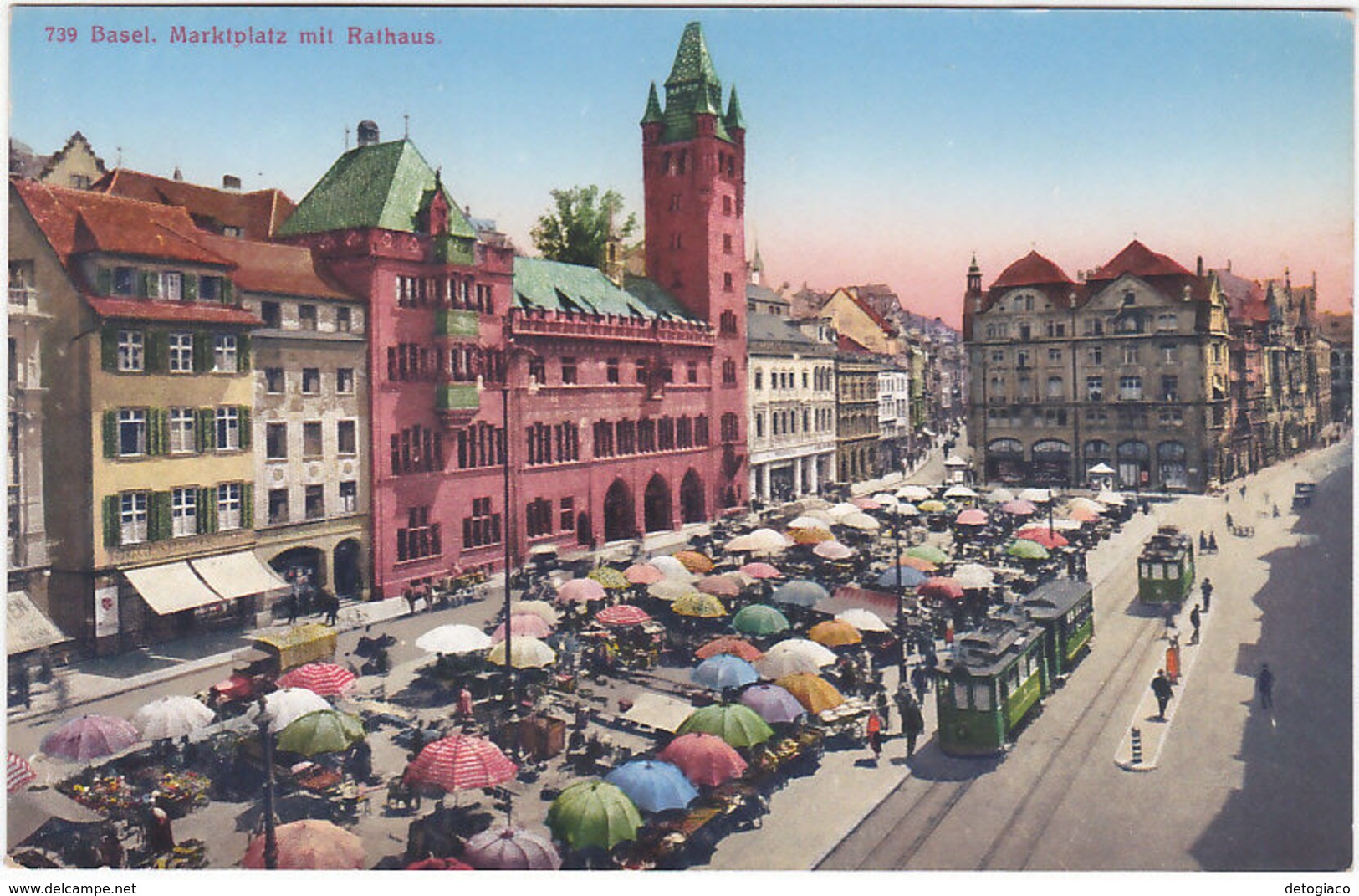 BASILEA - BASEL - SVIZZERA - SCHWEIZ - SUISSE - SWITZERLAND - MARKTPLATZ -85639-