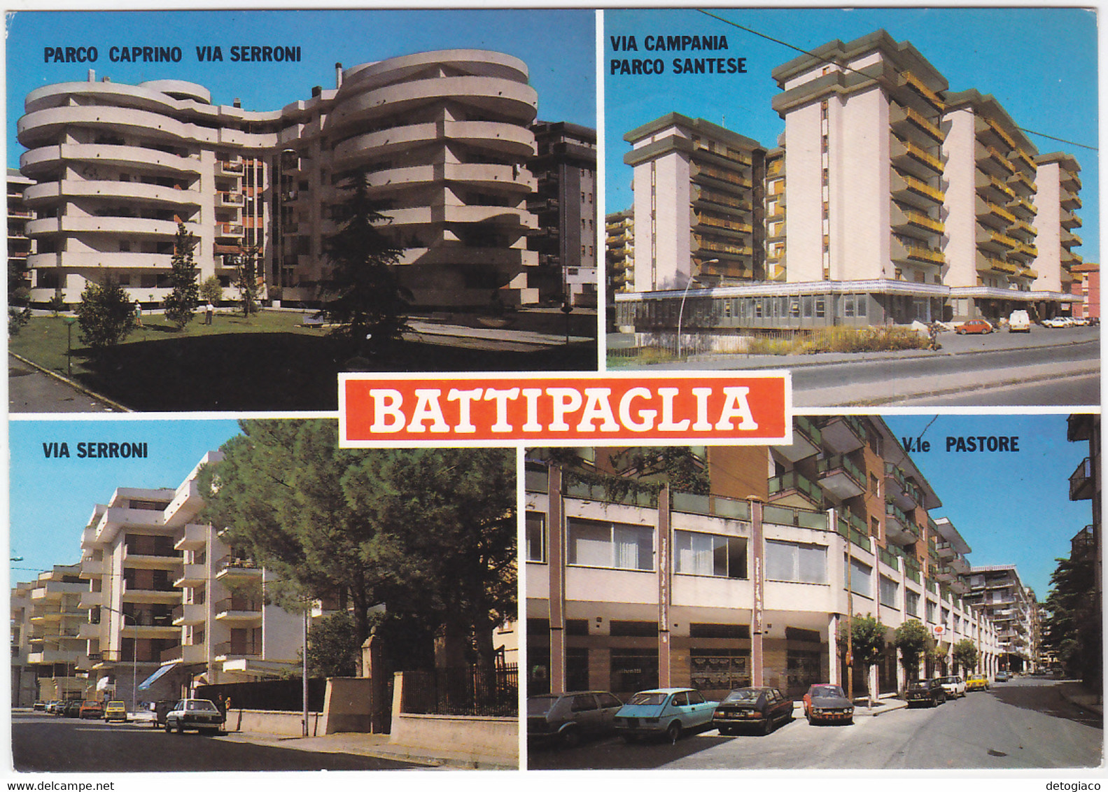 BATTIPAGLIA - SALERNO - VEDUTINE - VIAGG. -136-