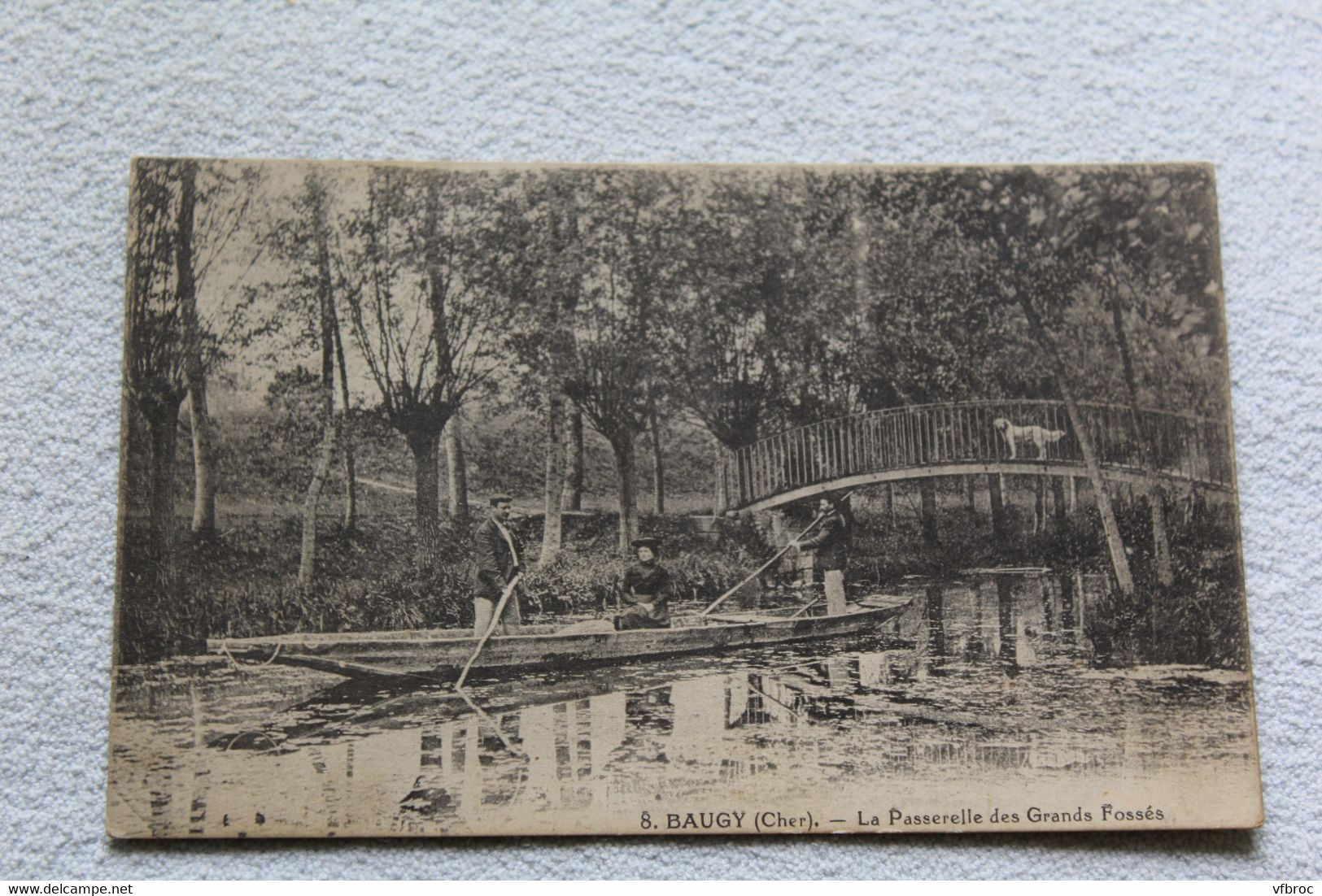 Baugy, la passerelle des grands fossés, Cher 18