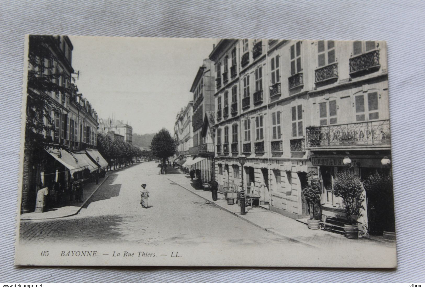 Bayonne, la rue Thiers, Pyrénées Atlantiques 64