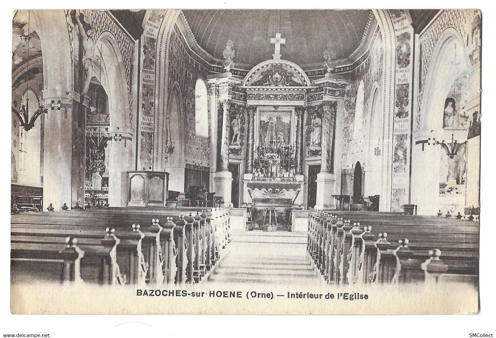 Bazoches sur Hoene, intérieur de l'église (12787)