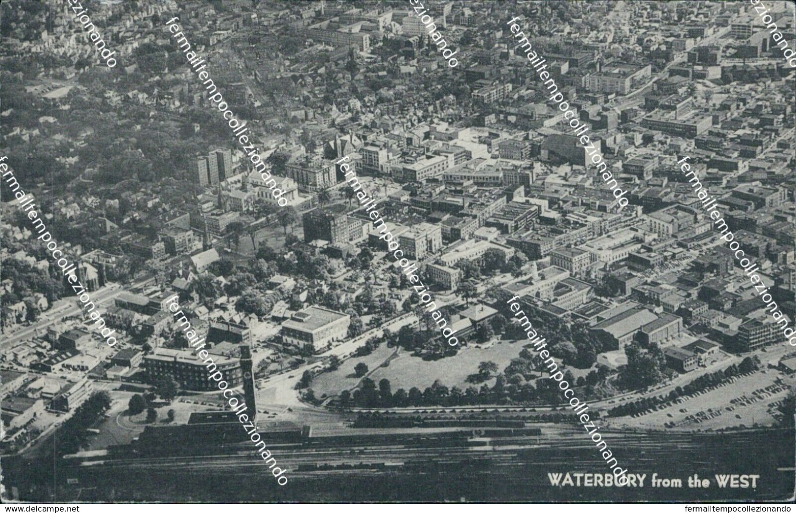 bd55 cartolina waterbury from the west