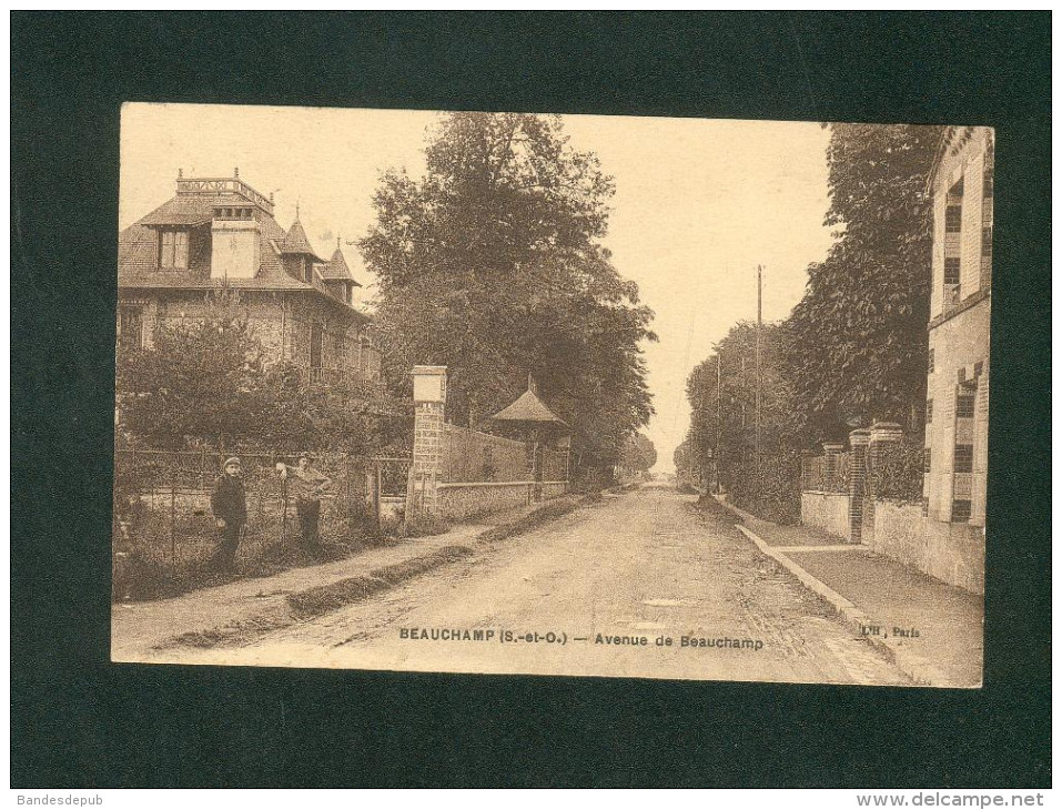 Beauchamp  (95) - Avenue de Beauchamp (animée  L'H Paris)