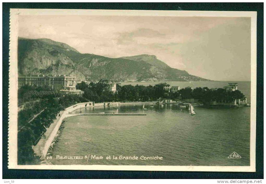 BEAULIEU SUR MER ET LA GRANDE CORNICHE - France Frankreich Francia 53518