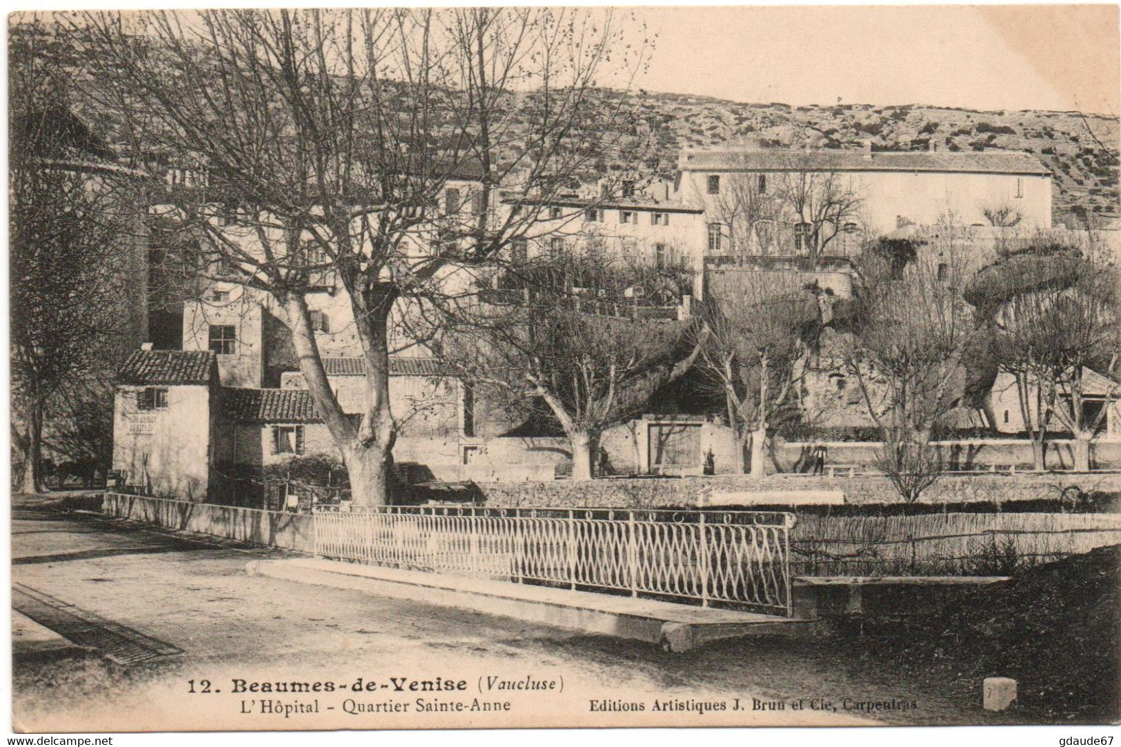 BEAUMES DE VENISE (84) - L'HOPITAL - QUARTIER SAINTE ANNE